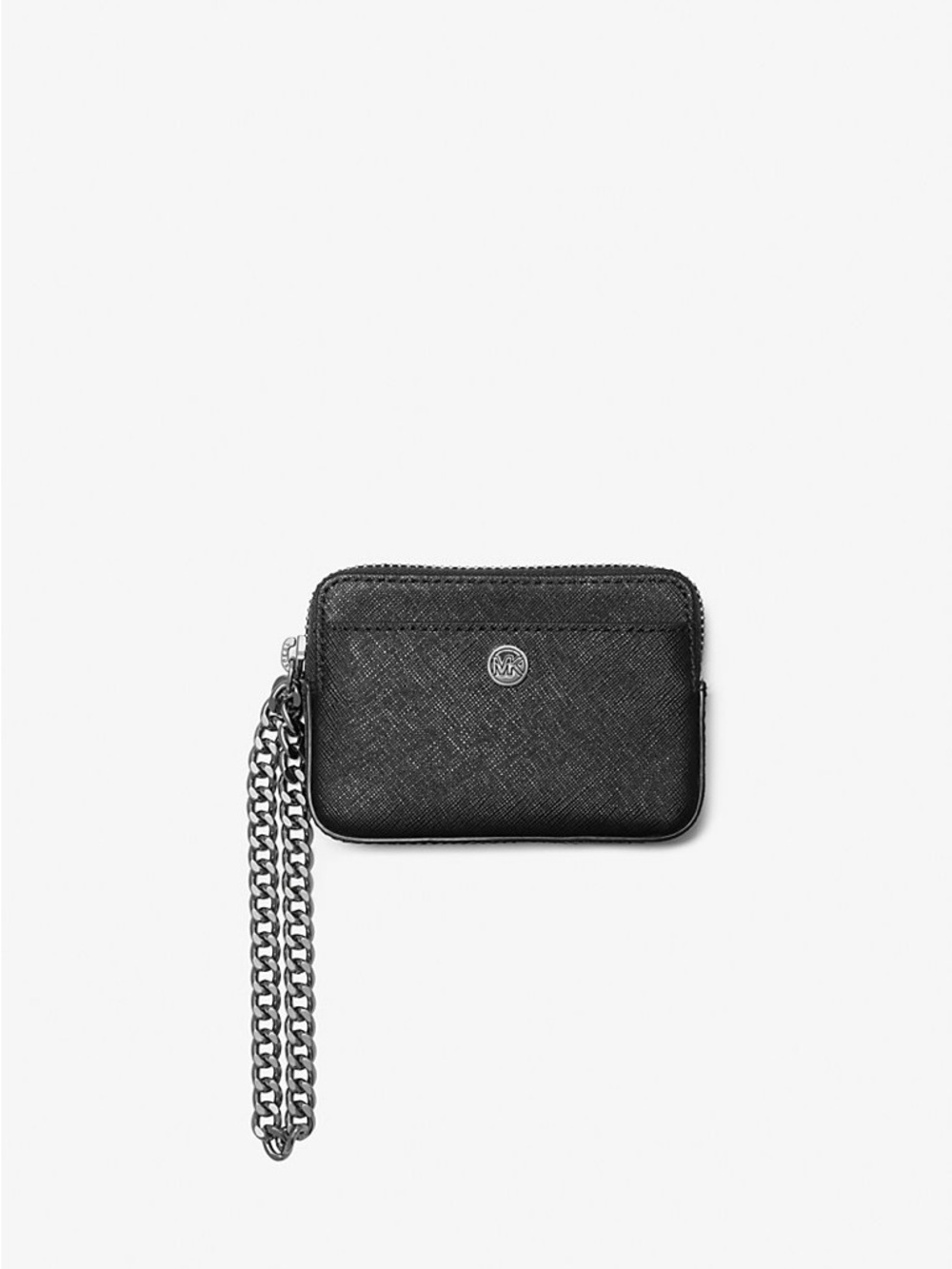MICHAEL MICHAEL KORS Medium Saffiano Leather Chain Card Case